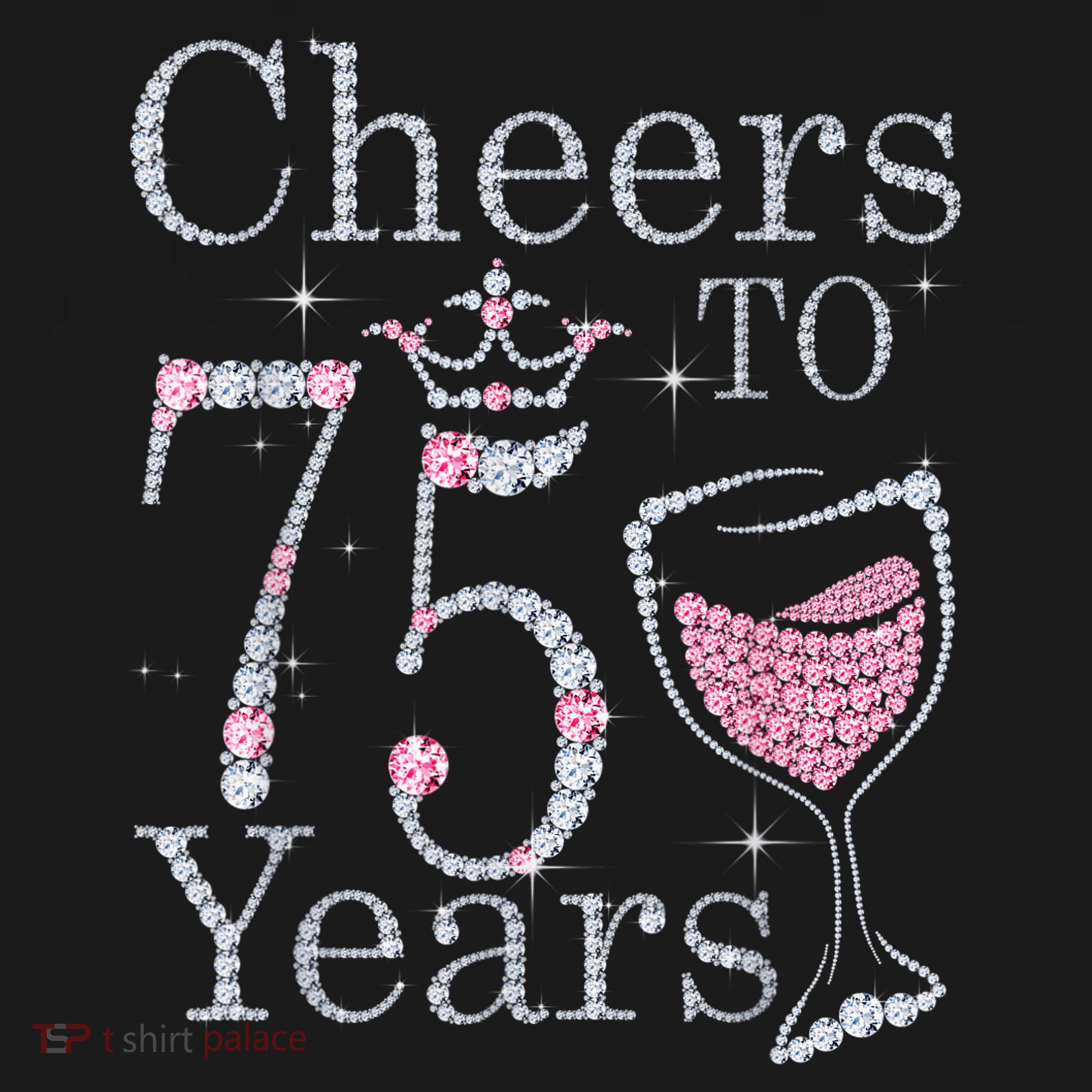 Cheers to 75 Years 1947 75Th Birthday Present Tee Gift For Wo Women's Hoodie