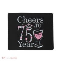 Cheers to 75 Years 1947 75Th Birthday Present Tee Gift For Wo Mousepad thumb 0