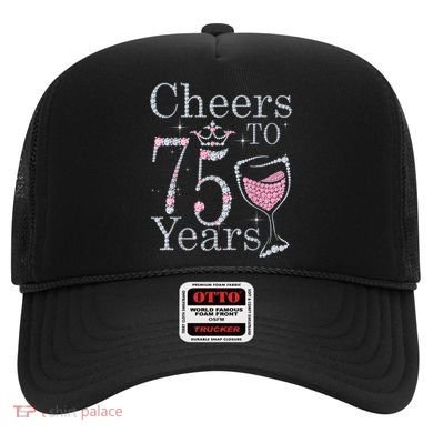 Cheers to 75 Years 1947 75Th Birthday Present Tee Gift For Wo Hat