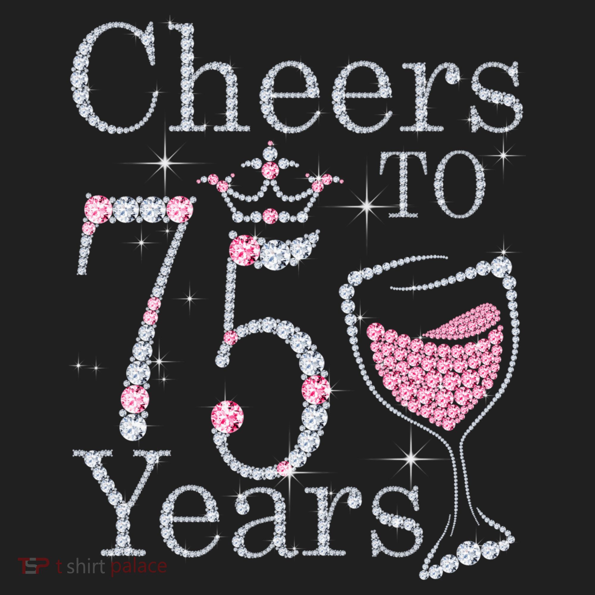 Cheers to 75 Years 1947 75Th Birthday Present Tee Gift For Wo Beanie