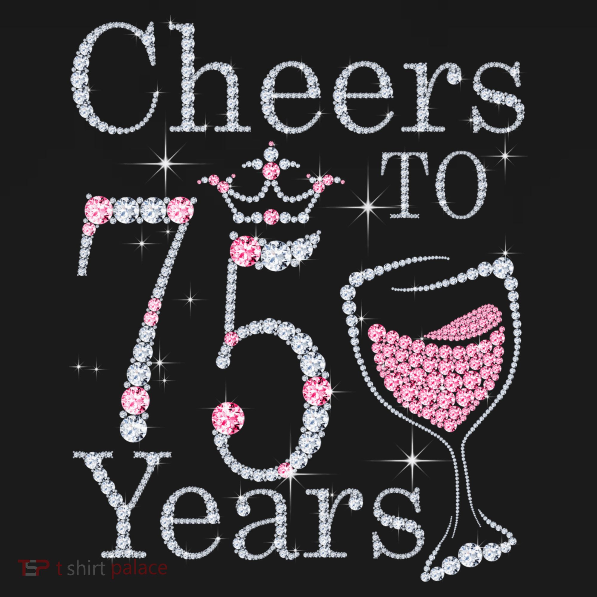 Cheers to 75 Years 1947 75Th Birthday Present Tee Gift For Wo Women's Hoodie