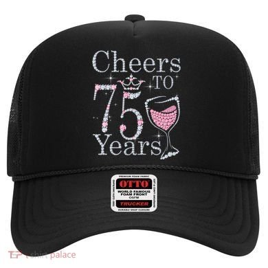 Cheers to 75 Years 1947 75Th Birthday Present Tee Gift For Wo Hat
