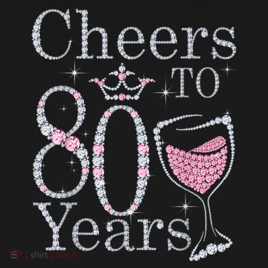 Cheers to 80 Years 1942 80Th Birthday Tee Gift For Wom.e.ns Pom Pom 12in Knit Beanie