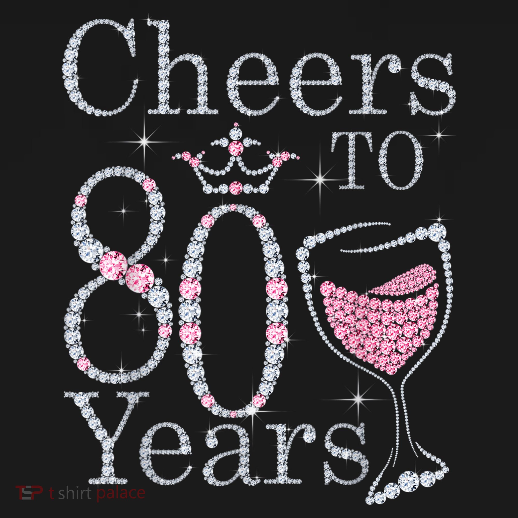 Cheers to 80 Years 1942 80Th Birthday Tee Gift For Wom.e.ns Pom Pom 12in Knit Beanie