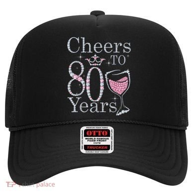 Cheers to 80 Years 1942 80Th Birthday Tee Gift For Wom.e.ns Hat