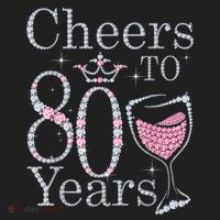 Cheers to 80 Years 1942 80Th Birthday Tee Gift For Wom.e.ns Hat thumb 2