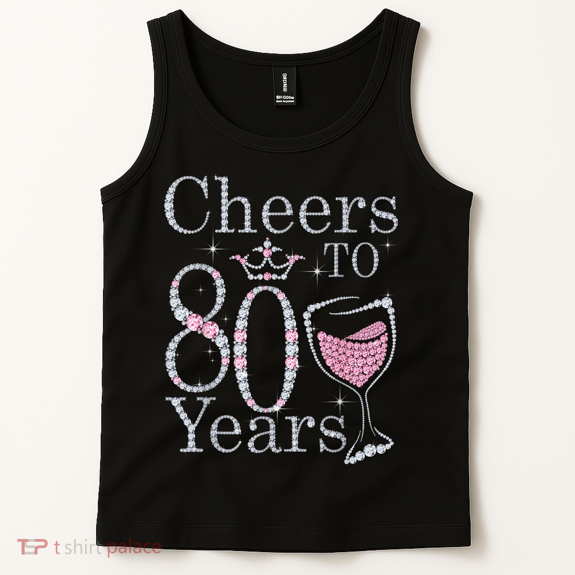 Cheers to 80 Years 1942 80Th Birthday Tee Gift For Wom.e.ns Tank Top