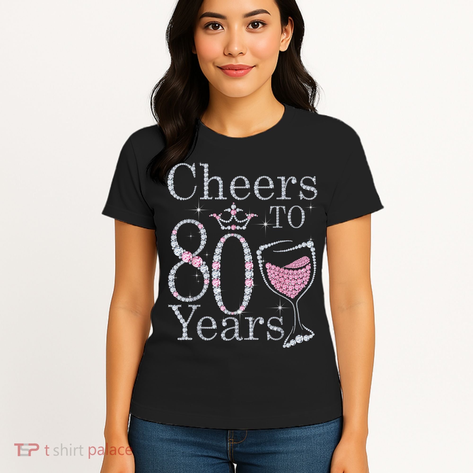 Cheers to 80 Years 1942 80Th Birthday Tee Gift For Wom.e.ns Women's T-Shirt