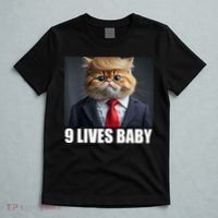 Cat Trump 9 Lives Baby T-Shirt thumb 5