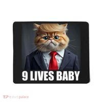 Cat Trump 9 Lives Baby Mousepad thumb 0