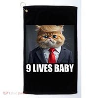 Cat Trump 9 Lives Baby Golf Towel thumb 0