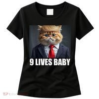 Cat Trump 9 Lives Baby Women's T-Shirt thumb 0