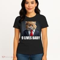 Cat Trump 9 Lives Baby Women's T-Shirt thumb 4