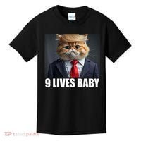 Cat Trump 9 Lives Baby Kids T-Shirt thumb 0