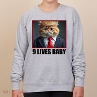 Cat Trump 9 Lives Baby Women's Sweatshirt thumb 0