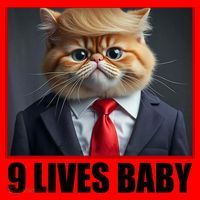Cat Trump 9 Lives Baby Santa Hat thumb 1