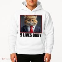 Cat Trump 9 Lives Baby Hoodie thumb 2