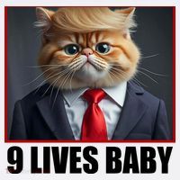 Cat Trump 9 Lives Baby Women's Tank Top thumb 5