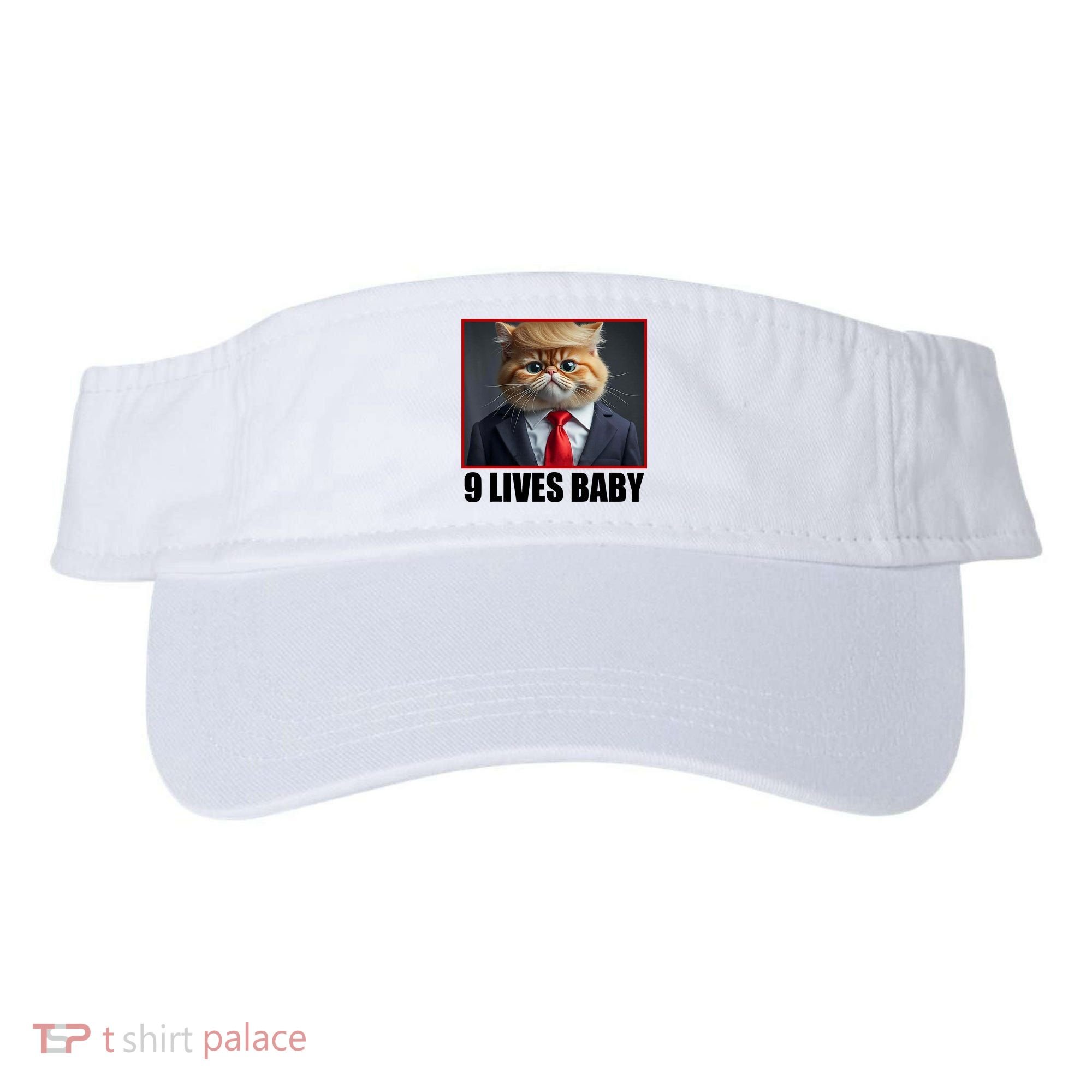 Cat Trump 9 Lives Baby Visor