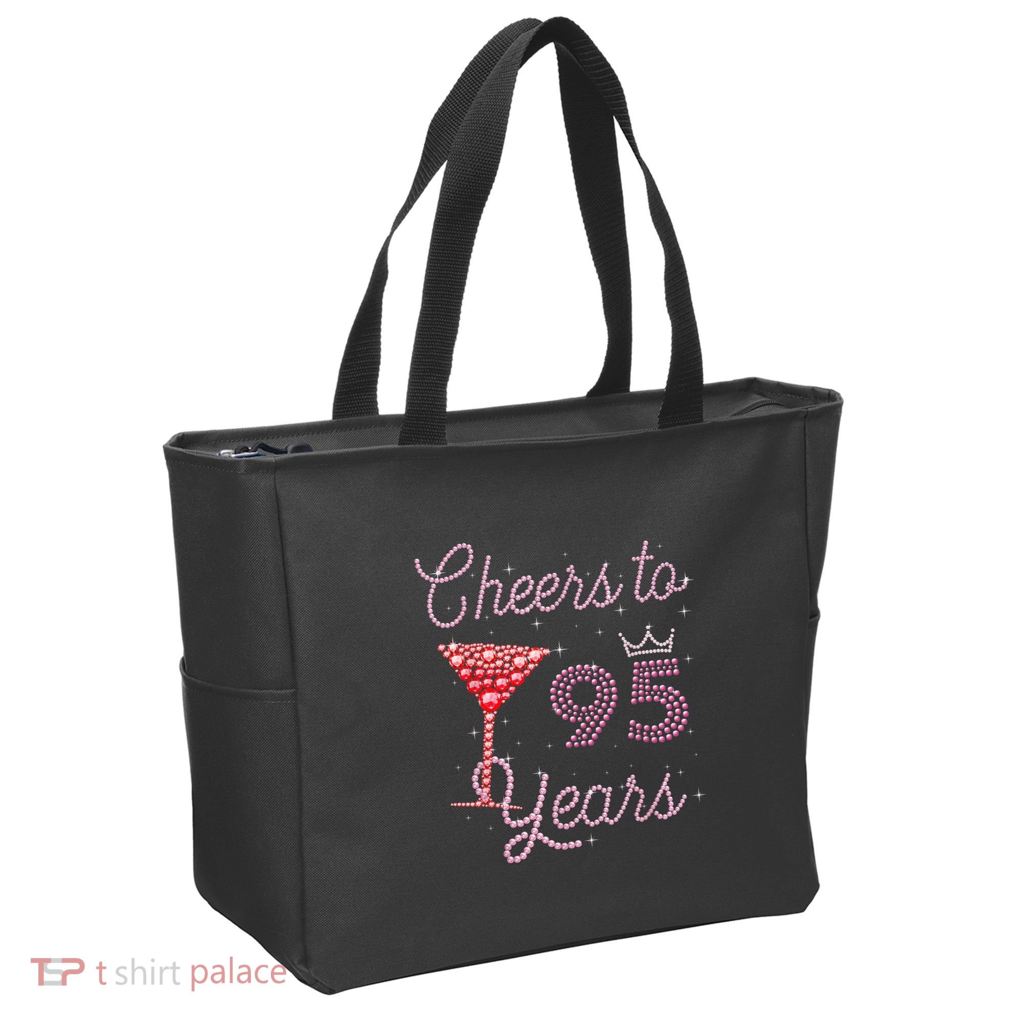 Cheers To 95 Years 95th Birthday Present 95 Years Old Bday Tote Bag