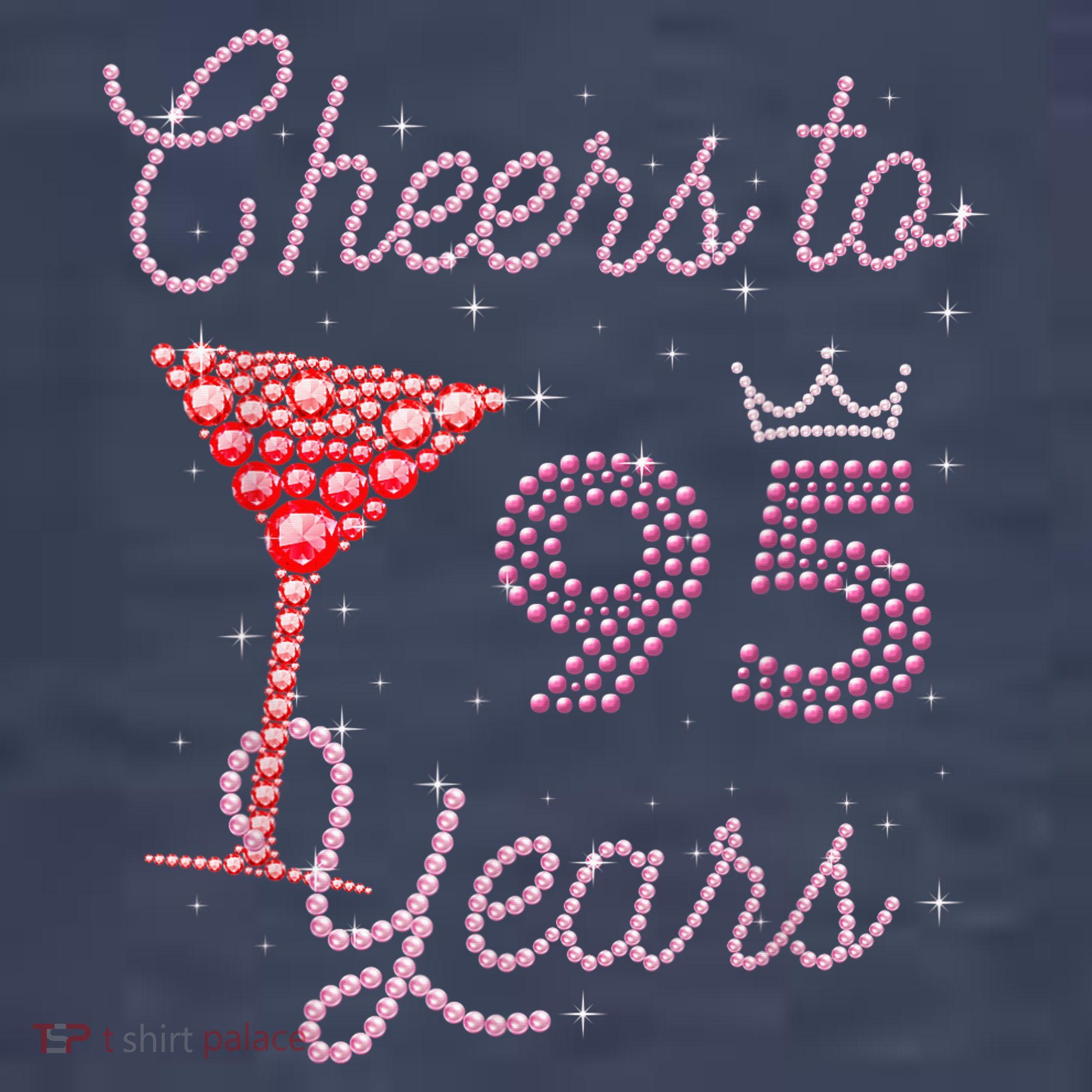 Cheers To 95 Years 95th Birthday Present 95 Years Old Bday Sweatshirt