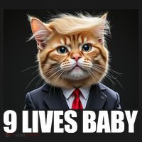 Cat Trump 9 Lives Baby Coaster thumb 2