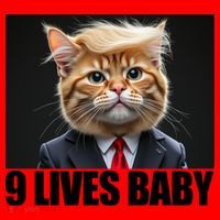 Cat Trump 9 Lives Baby Santa Hat thumb 1