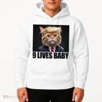 Cat Trump 9 Lives Baby Hoodie thumb 2