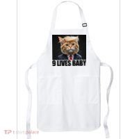 Cat Trump 9 Lives Baby Apron thumb 0