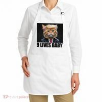 Cat Trump 9 Lives Baby Apron thumb 2