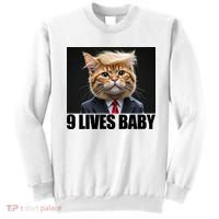 Cat Trump 9 Lives Baby Sweatshirt thumb 0