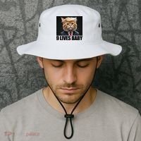 Cat Trump 9 Lives Baby Bucket Hat thumb 2