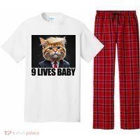 Cat Trump 9 Lives Baby Pajama Set thumb 0