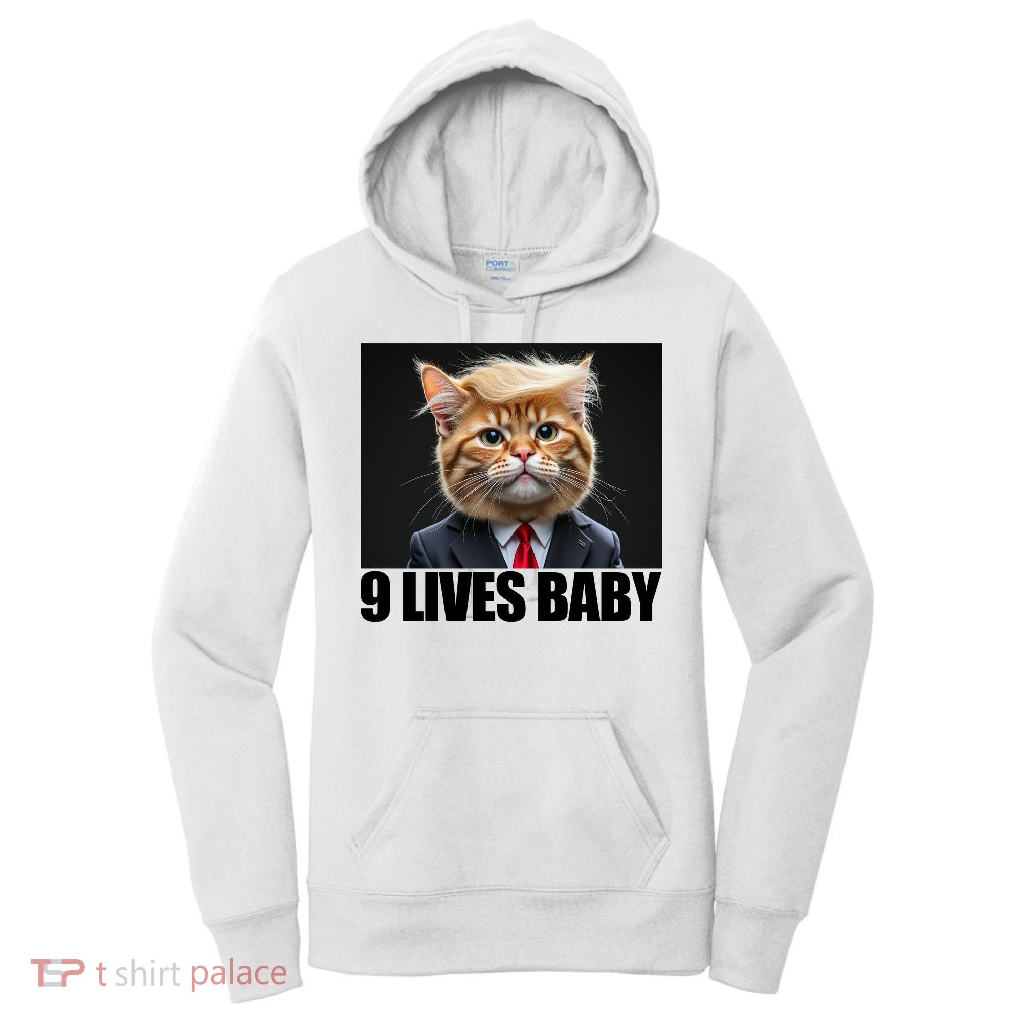 Cat Trump 9 Lives Baby Women's Hoodie