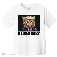 Cat Trump 9 Lives Baby Toddler T-Shirt thumb 0