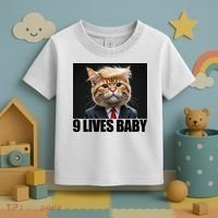 Cat Trump 9 Lives Baby Toddler T-Shirt thumb 3