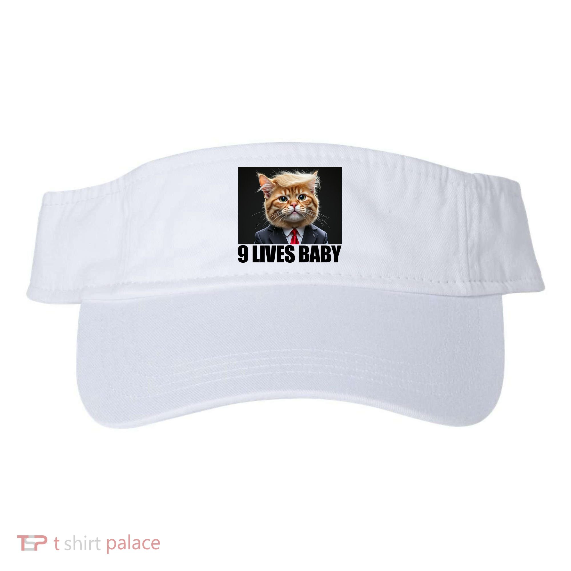 Cat Trump 9 Lives Baby Visor