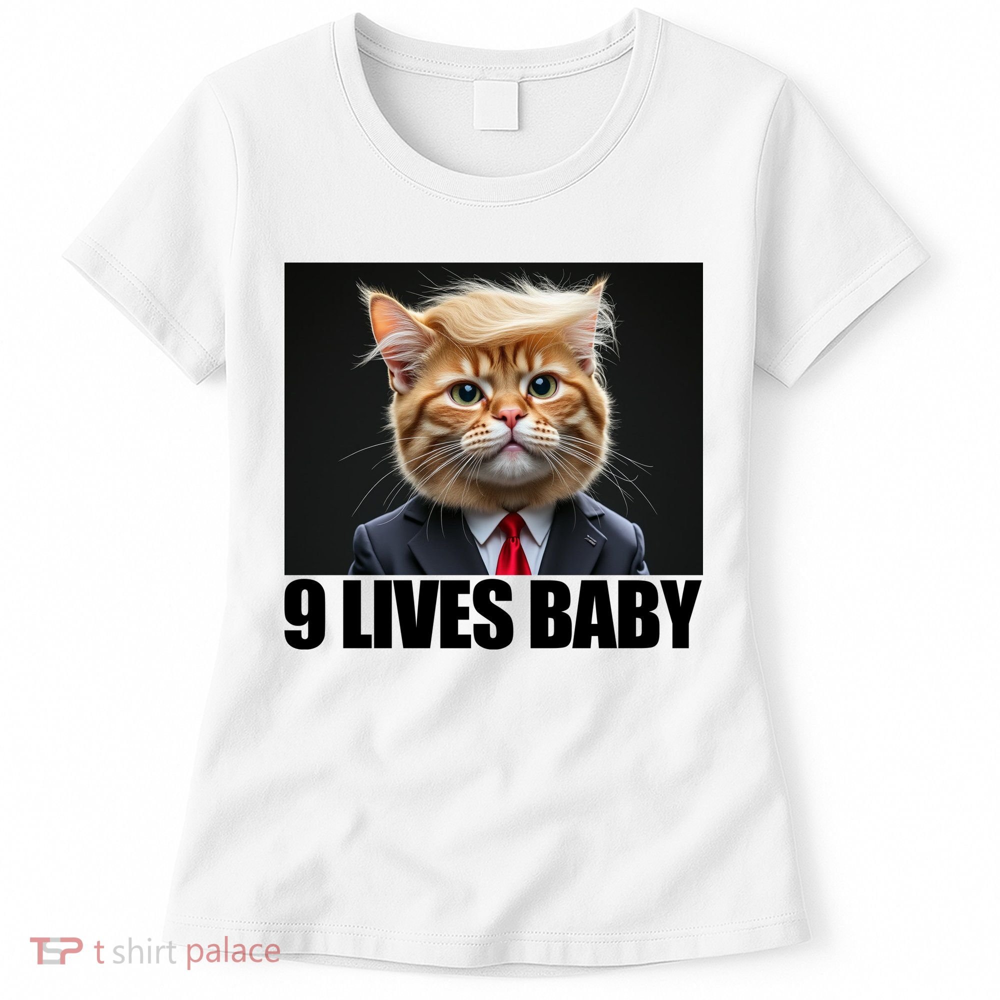 Cat Trump 9 Lives Baby Women's T-Shirt