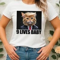 Cat Trump 9 Lives Baby Women's T-Shirt thumb 2