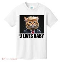 Cat Trump 9 Lives Baby Kids T-Shirt thumb 0