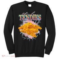 Chicken Tendies 90s Bootleg Style Foodie Funny Meme Sweatshirt thumb 0
