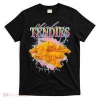 Chicken Tendies 90s Bootleg Style Foodie Funny Meme T-Shirt thumb 0