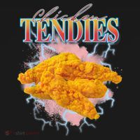 Chicken Tendies 90s Bootleg Style Foodie Funny Meme Women's Hoodie thumb 2