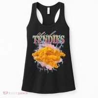 Chicken Tendies 90s Bootleg Style Foodie Funny Meme Women's Tank Top thumb 0