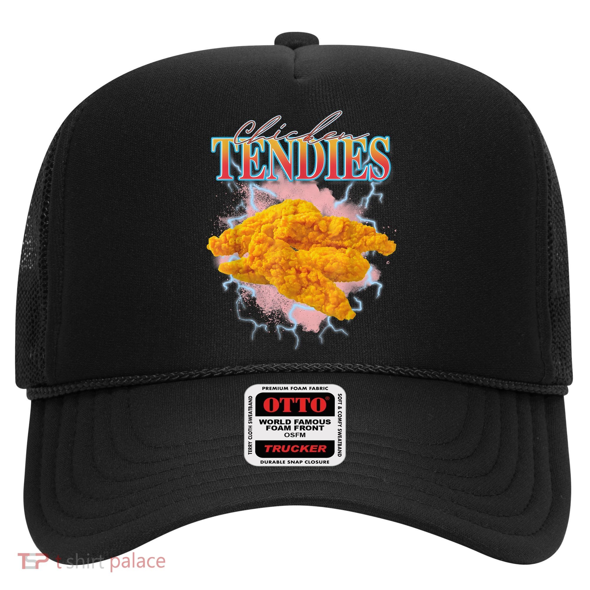 Chicken Tendies 90s Bootleg Style Foodie Funny Meme Hat