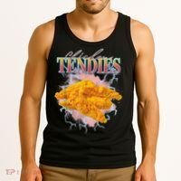 Chicken Tendies 90s Bootleg Style Foodie Funny Meme Tank Top thumb 3