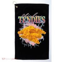 Chicken Tendies 90s Bootleg Style Foodie Funny Meme Golf Towel thumb 0