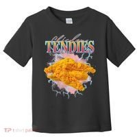 Chicken Tendies 90s Bootleg Style Foodie Funny Meme Toddler T-Shirt thumb 0