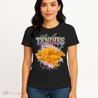 Chicken Tendies 90s Bootleg Style Foodie Funny Meme Women's T-Shirt thumb 4