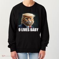Cat Trump 9 Lives Baby Women's Sweatshirt thumb 0